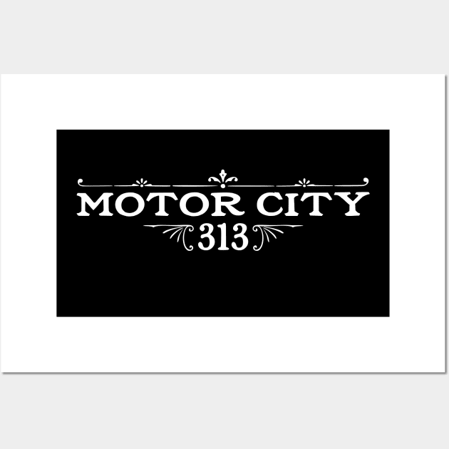 Motor City 313 Wall Art by KickStart Molly